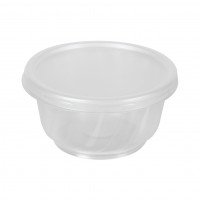 รูปชามกลมลาย 600 ml. + ฝา