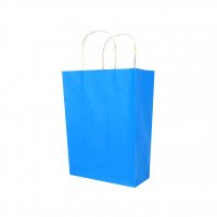 รูปถุงกระดาษคราฟท์ Size XL (สีฟ้า)