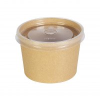 รูปถ้วยกระดาษ Size 2XL 550 ml. (20 ออนซ์) + ฝาพลาสติก