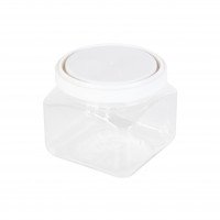 รูปกระป๋องพลาสติก PET Easy open 210 ml. (ฝาขาว)
