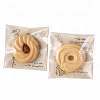 รูปถุงคุกกี้ปากกาว ลาย Bakery cafe ขนาด 7x7 ซม.