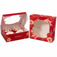 รูปกล่องชิฟฟ่อน ลาย Koi carp Fortune